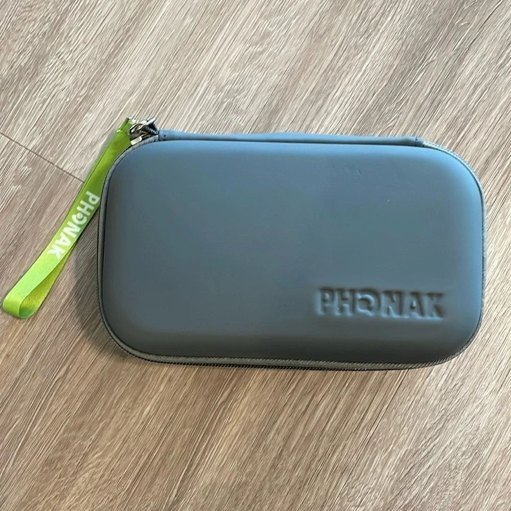 Phonak Grey Zip Top Travel Convertible Hard Case